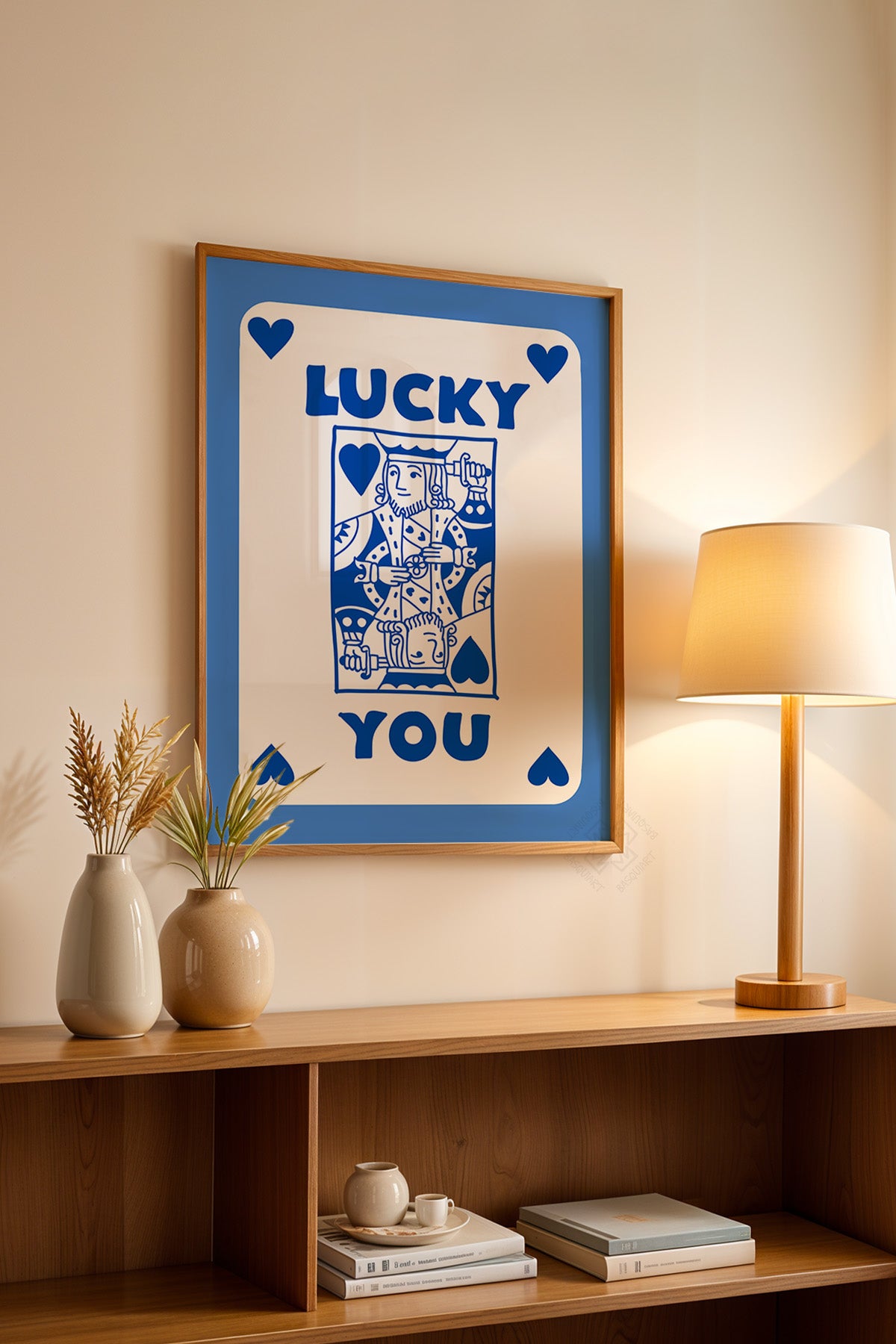 Lucky You Serisi Ahşap Çerçeveli Poster, Tablo Duvar Dekoru No:24