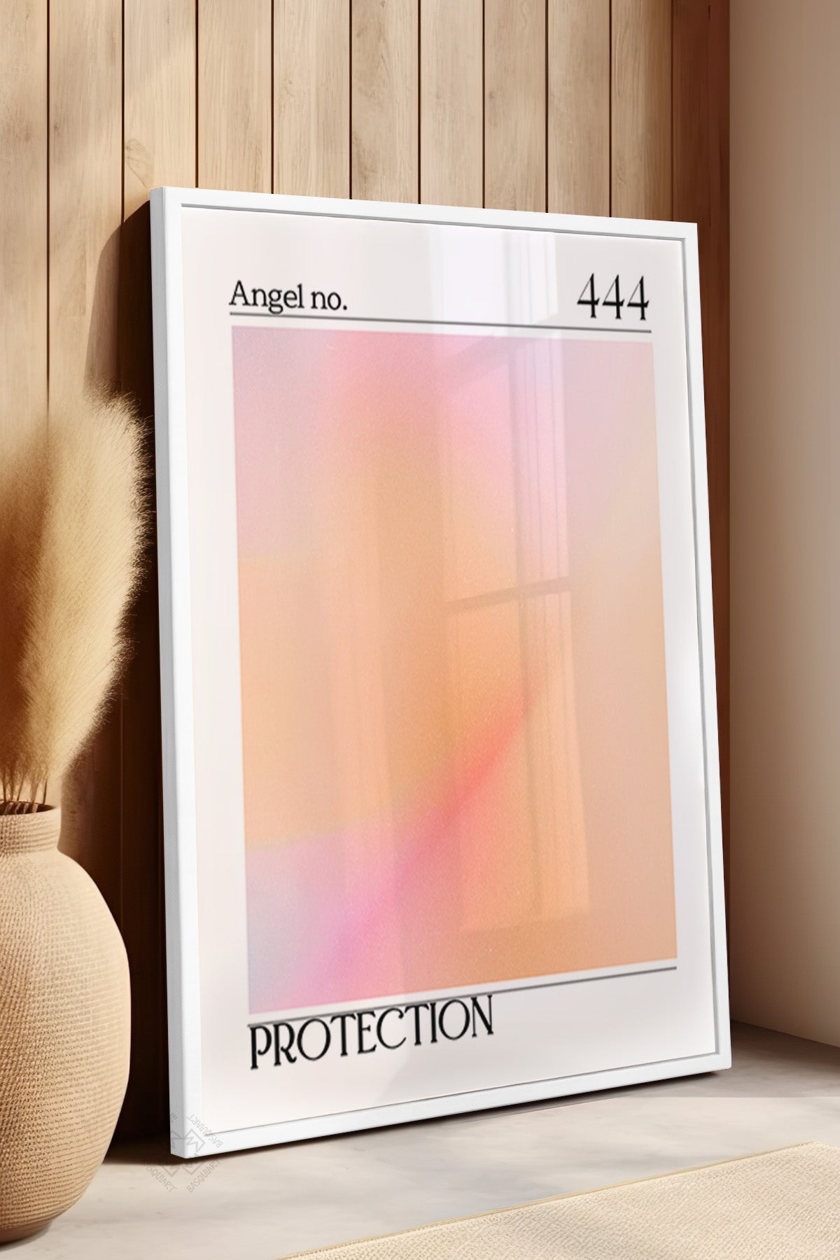 Aura Serisi Beyaz Çerçeveli Poster, Tablo No:73