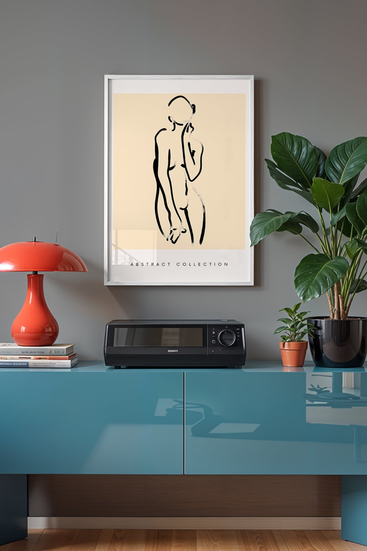 Bohemian Serisi Beyaz Çerçeveli Poster, Tablo No:92