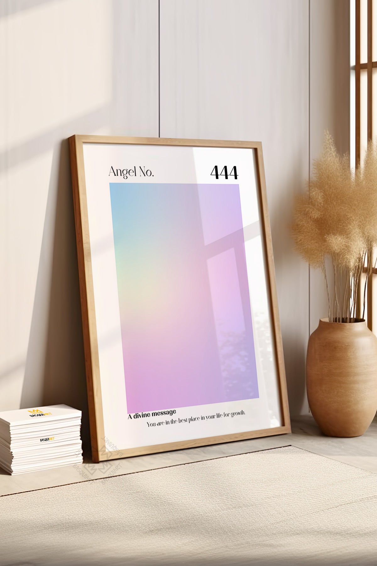 Aura Serisi Ahşap Çerçeveli Poster, Tablo No:70