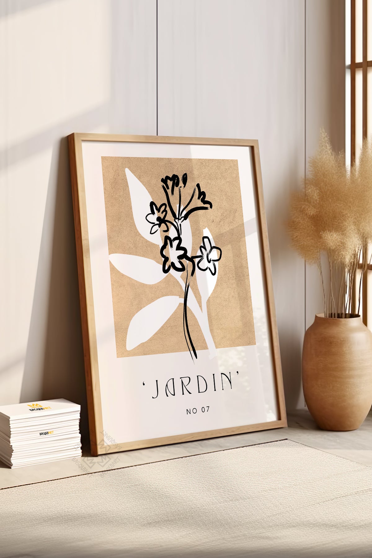 Bohemian Serisi Ahşap Çerçeveli Poster, Tablo No:120