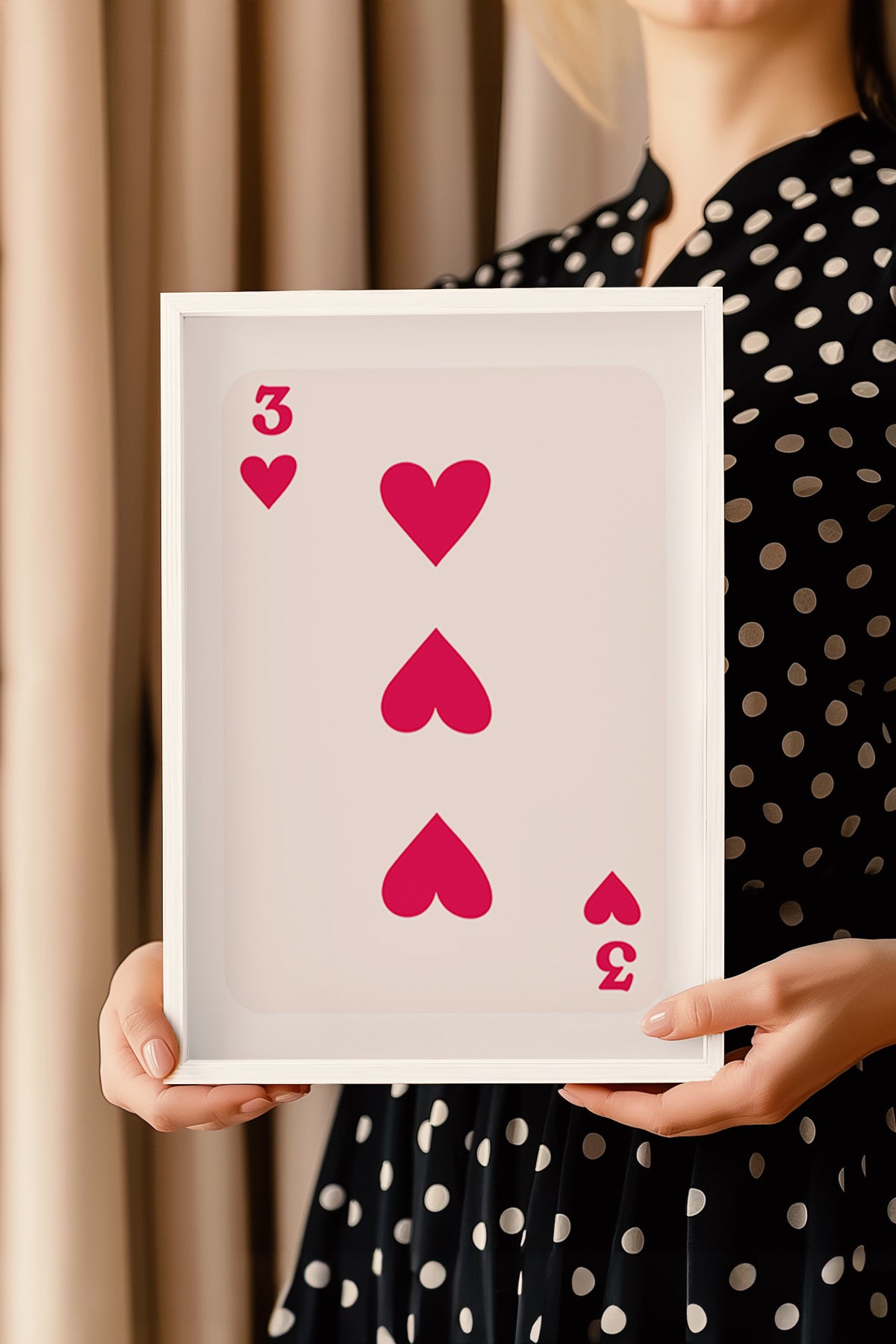 Lucky You Serisi Beyaz Çerçeveli Poster, Tablo Duvar Dekoru No:96