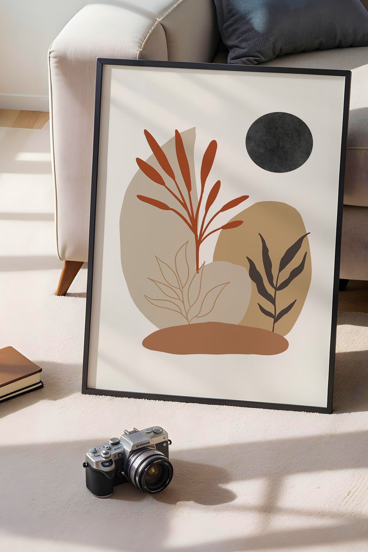 Bohemian Serisi Siyah Çerçeveli Poster, Tablo No:15