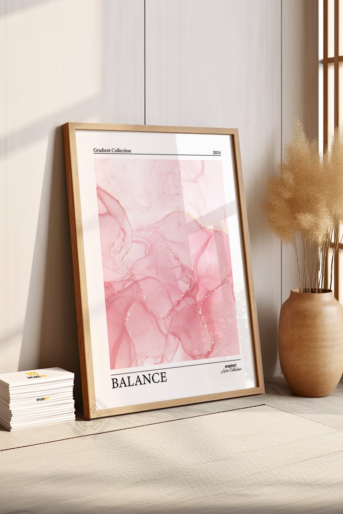 Aura Serisi Ahşap Çerçeveli Poster, Tablo No:28