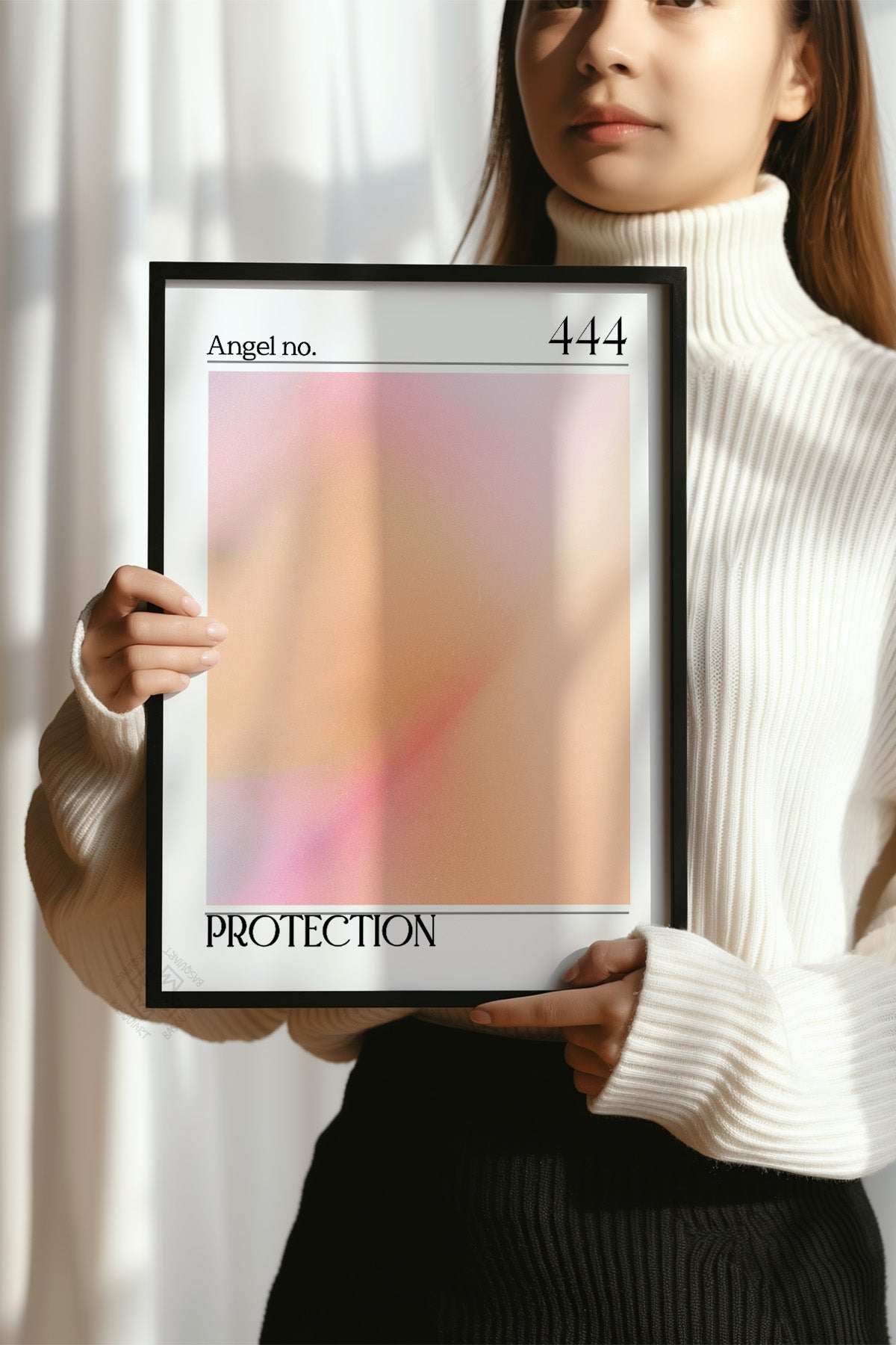 Aura Serisi Siyah Çerçeveli Poster, Tablo No:73