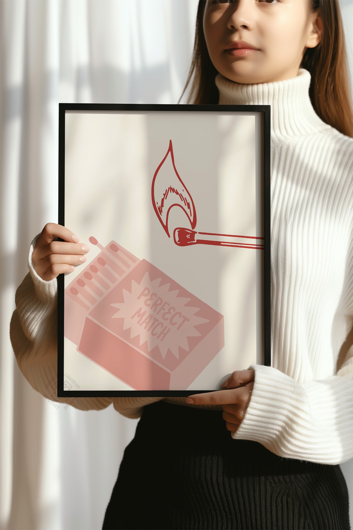 Lucky You Serisi Siyah Çerçeveli Poster, Tablo Duvar Dekoru No:63
