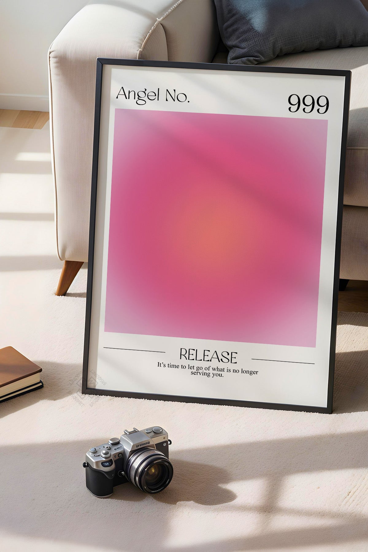 Aura Serisi Siyah Çerçeveli Poster, Tablo No:13