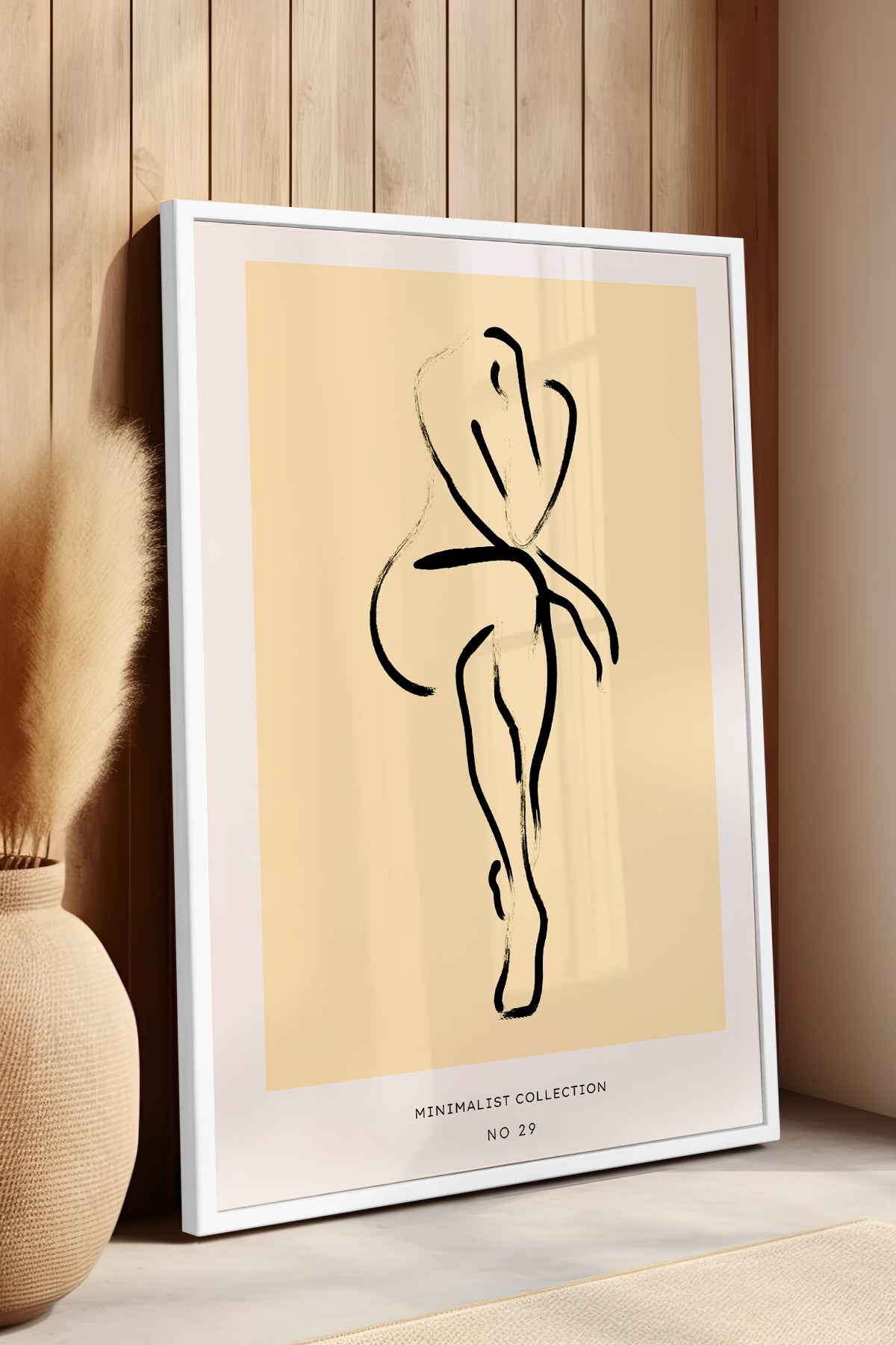 Bohemian Serisi Beyaz Çerçeveli Poster, Tablo No:85