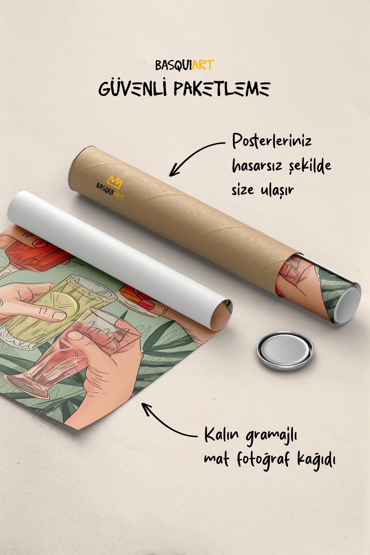 Kokteyl Serisi Poster, Cafe, Restoran, Mutfak Duvar Dekoru No:29