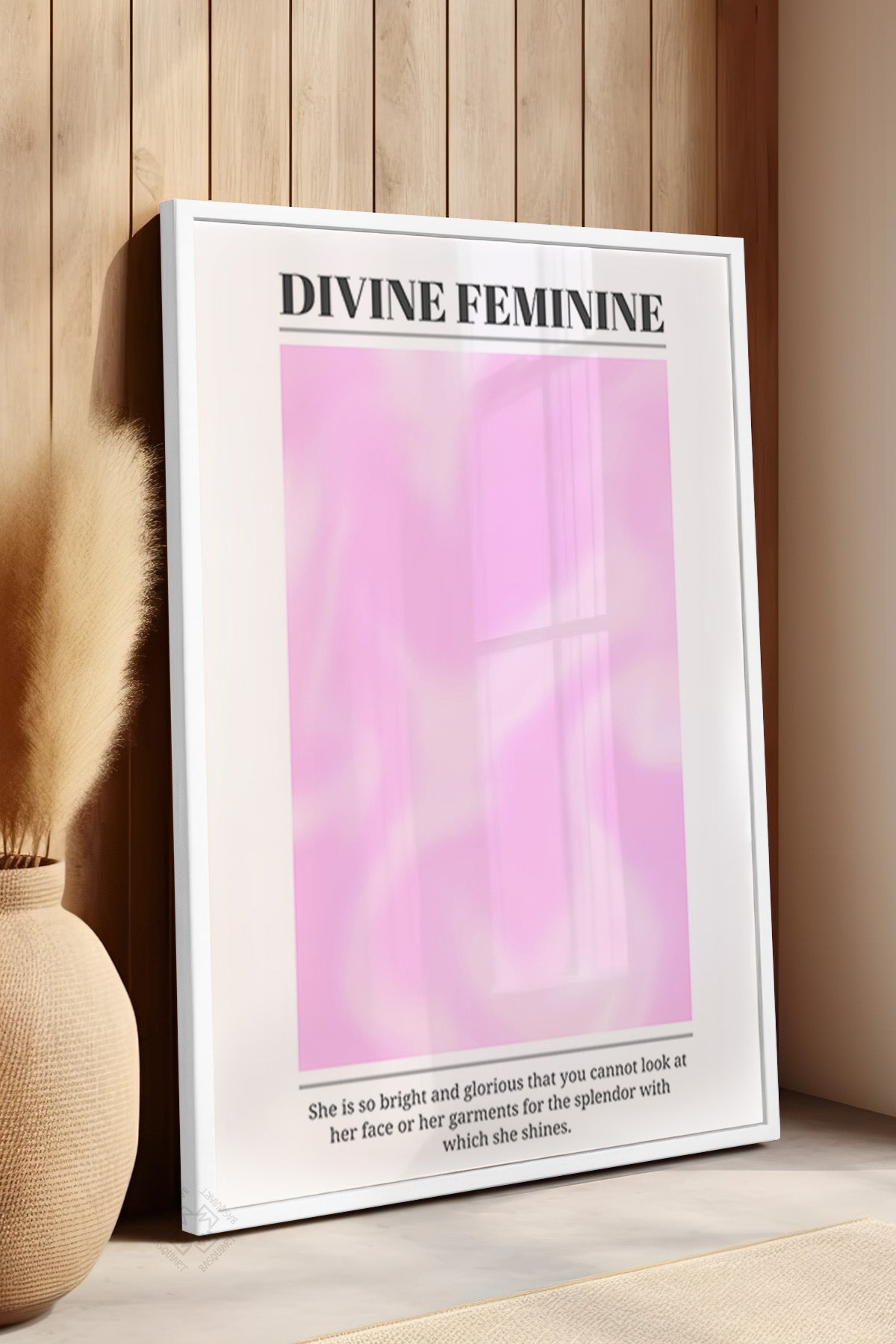 Aura Serisi Beyaz Çerçeveli Poster, Tablo No:132