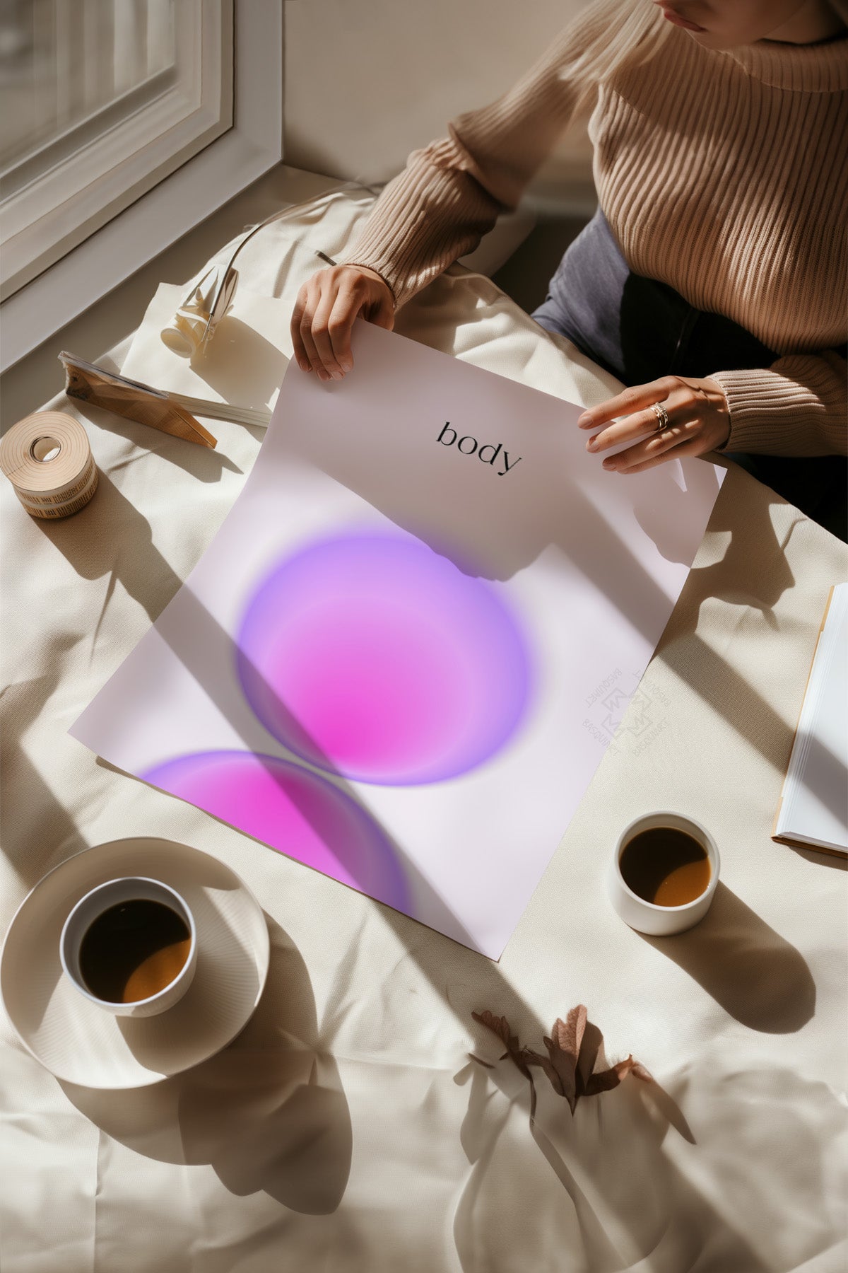 Aura Serisi Poster Seti, Duvar Dekoru No:108