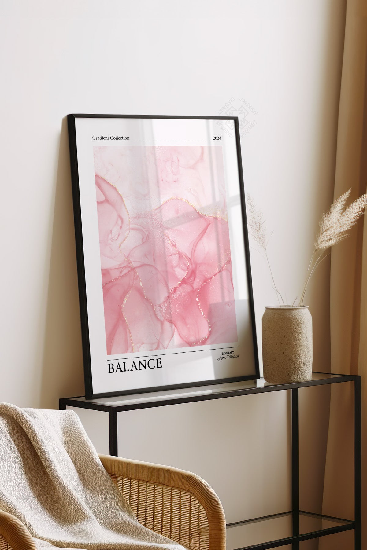 Aura Serisi Siyah Çerçeveli Poster, Tablo No:28