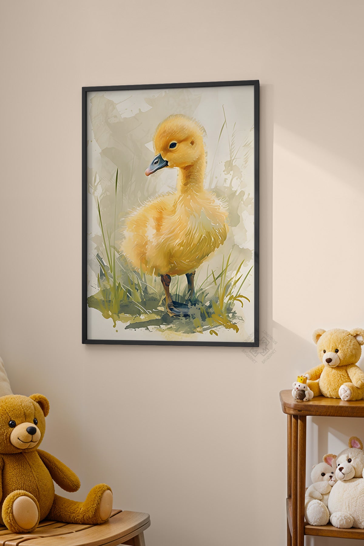 Çocuk Odası, Bebek Odası Siyah Çerçeveli Poster, Tablo No:63