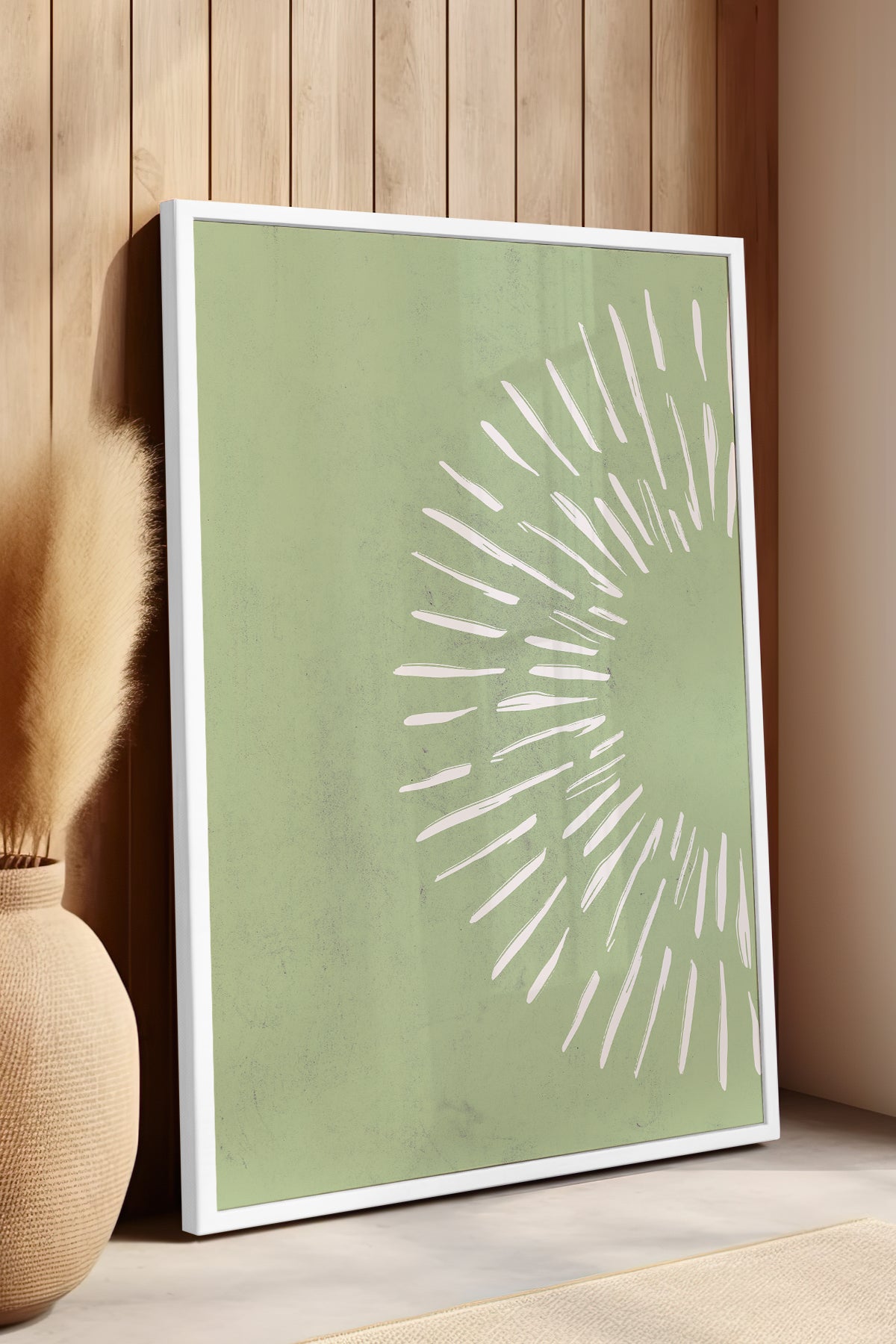 Bohemian Serisi Beyaz Çerçeveli Poster, Tablo No:50