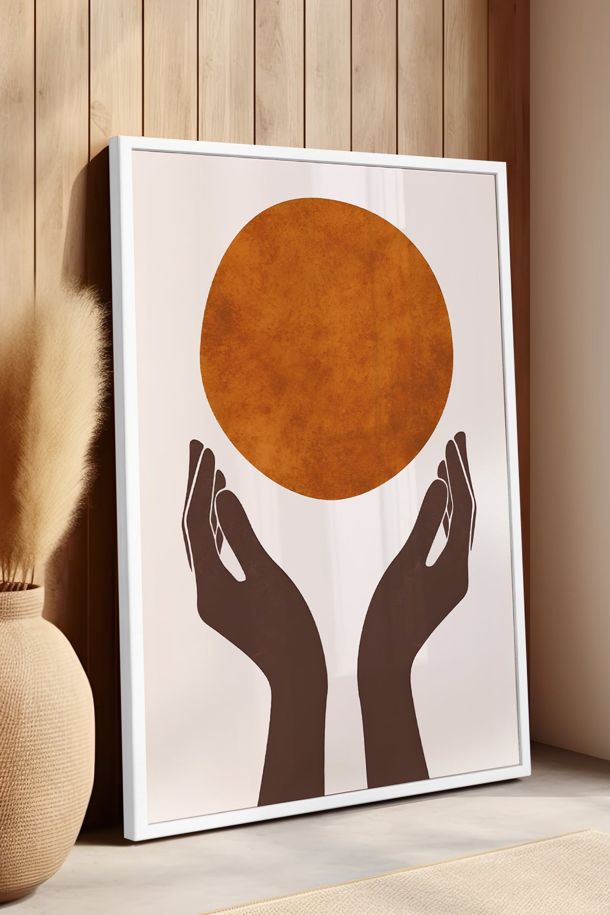 Bohemian Serisi Beyaz Çerçeveli Poster, Tablo No:34