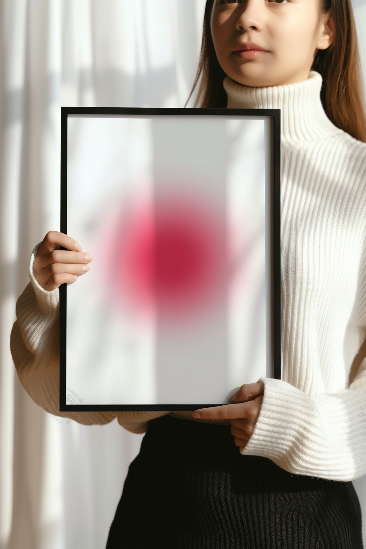 Aura Serisi Siyah Çerçeveli Poster, Tablo No:84