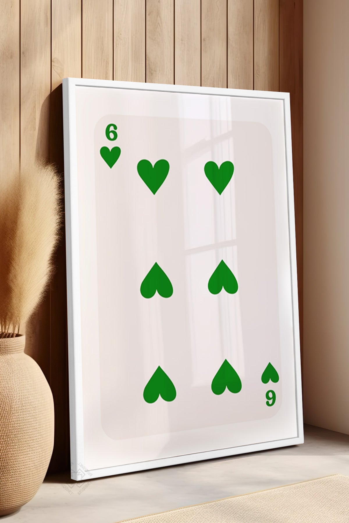 Lucky You Serisi Beyaz Çerçeveli Poster, Tablo Duvar Dekoru No:143