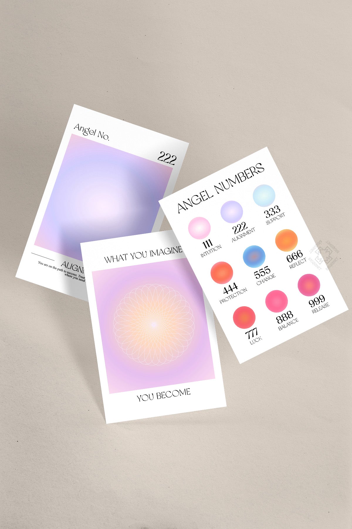 Aura Manifest 6'lı Poster Seti, Duvar Dekoru No:8