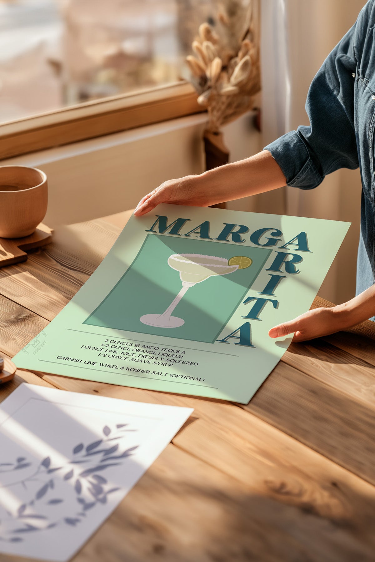 Kokteyl Serisi Poster, Cafe, Restoran, Mutfak Duvar Dekoru No:54