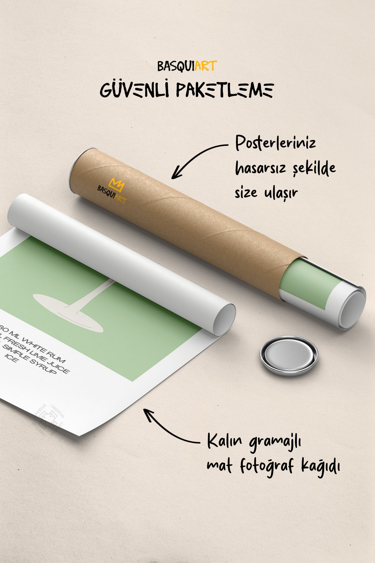 Kokteyl Serisi Poster, Cafe, Restoran, Mutfak Duvar Dekoru No:24