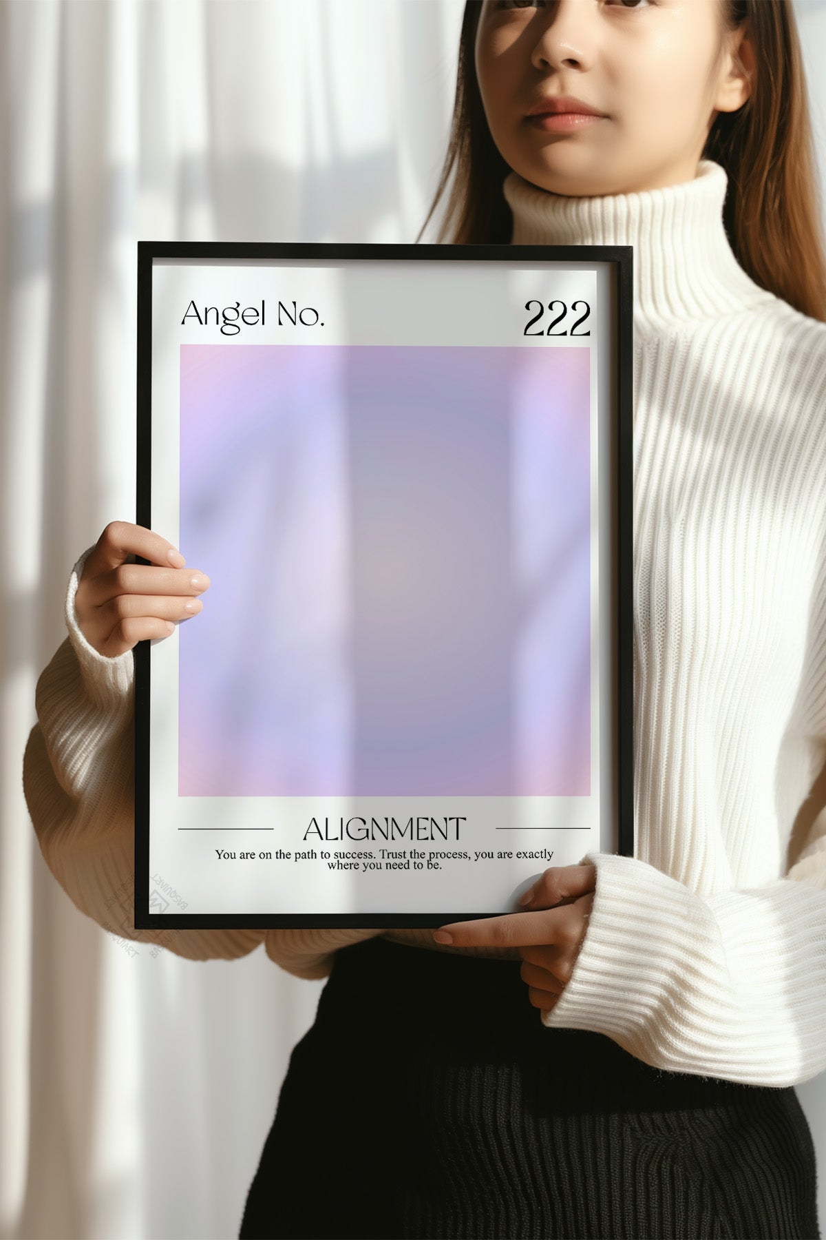 Aura Serisi Siyah Çerçeveli Poster, Tablo No:6