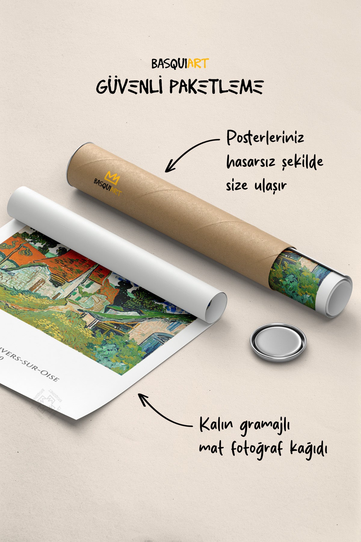 Vincent Van Gogh Serisi Poster, Duvar Dekoru No:18
