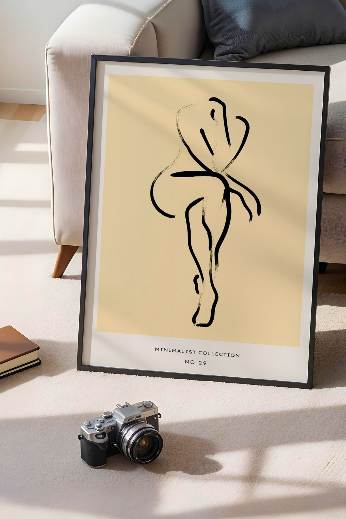 Bohemian Serisi Siyah Çerçeveli Poster, Tablo No:85
