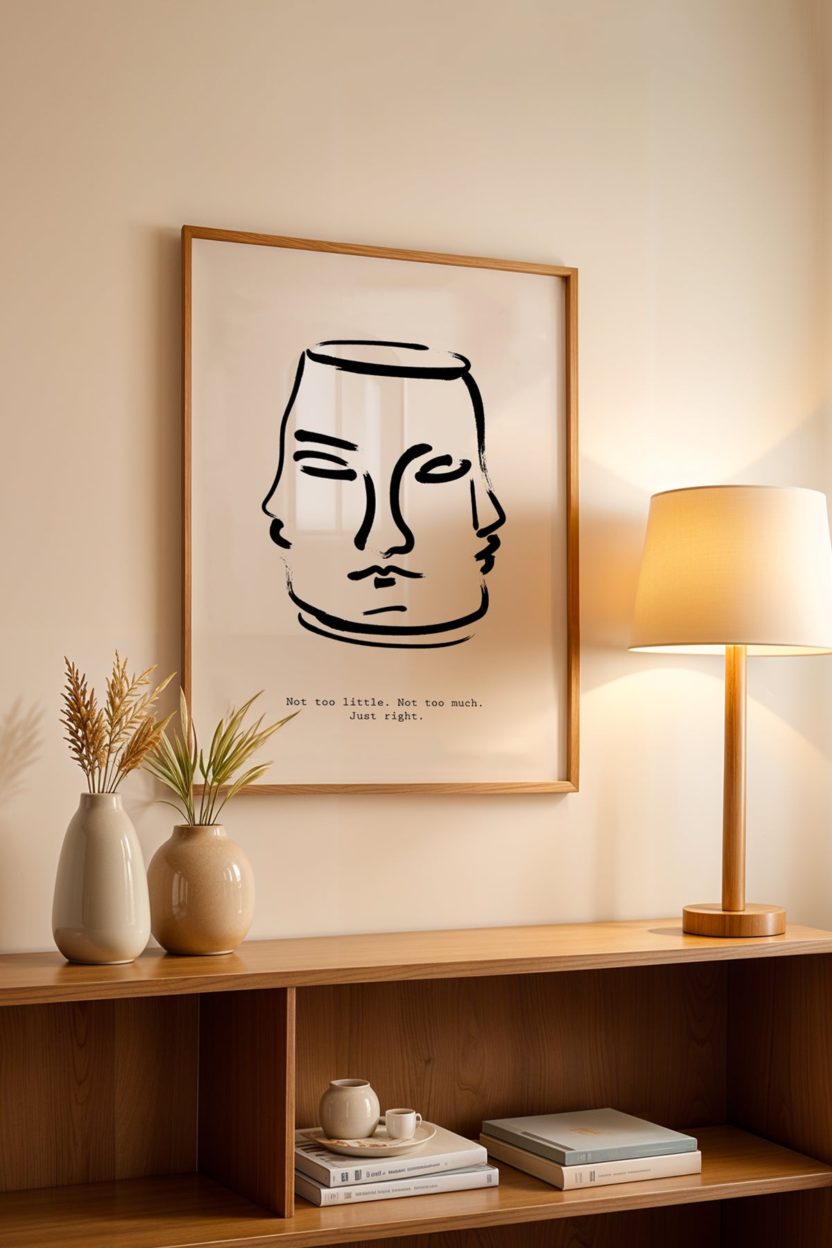 Bohemian Serisi Ahşap Çerçeveli Poster, Tablo No:72