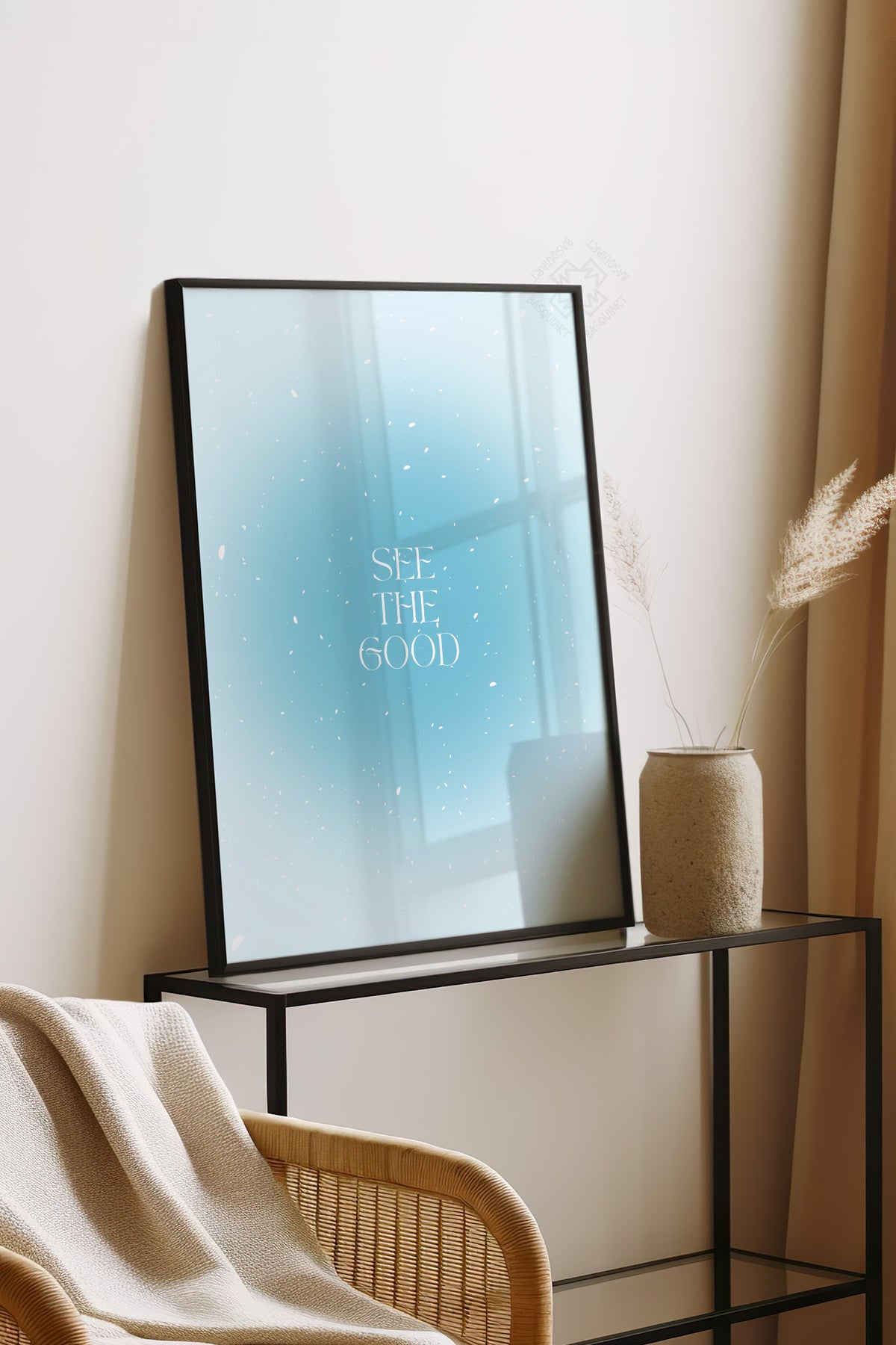 Aura Serisi Siyah Çerçeveli Poster, Tablo No:103