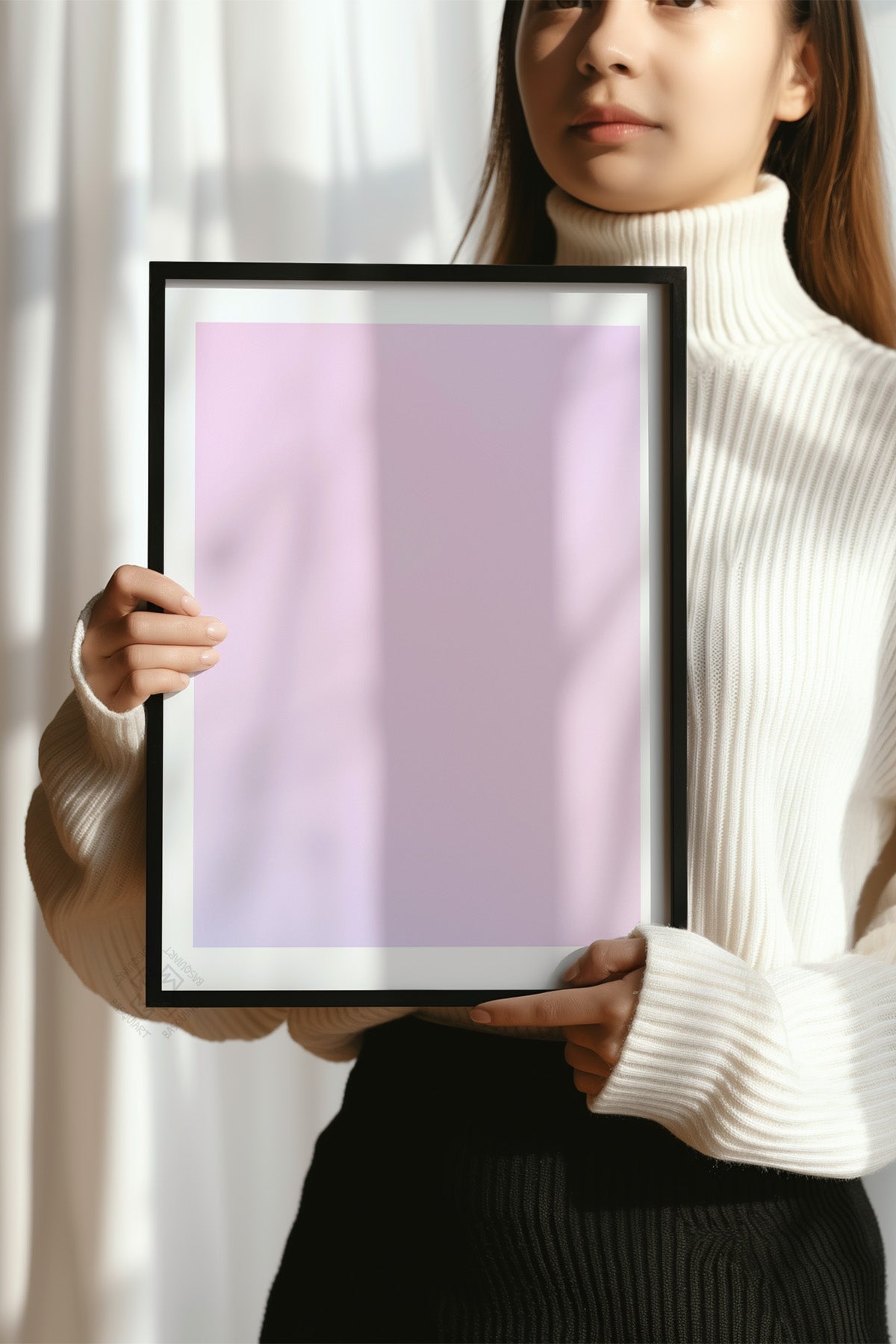 Aura Serisi Siyah Çerçeveli Poster, Tablo No:18