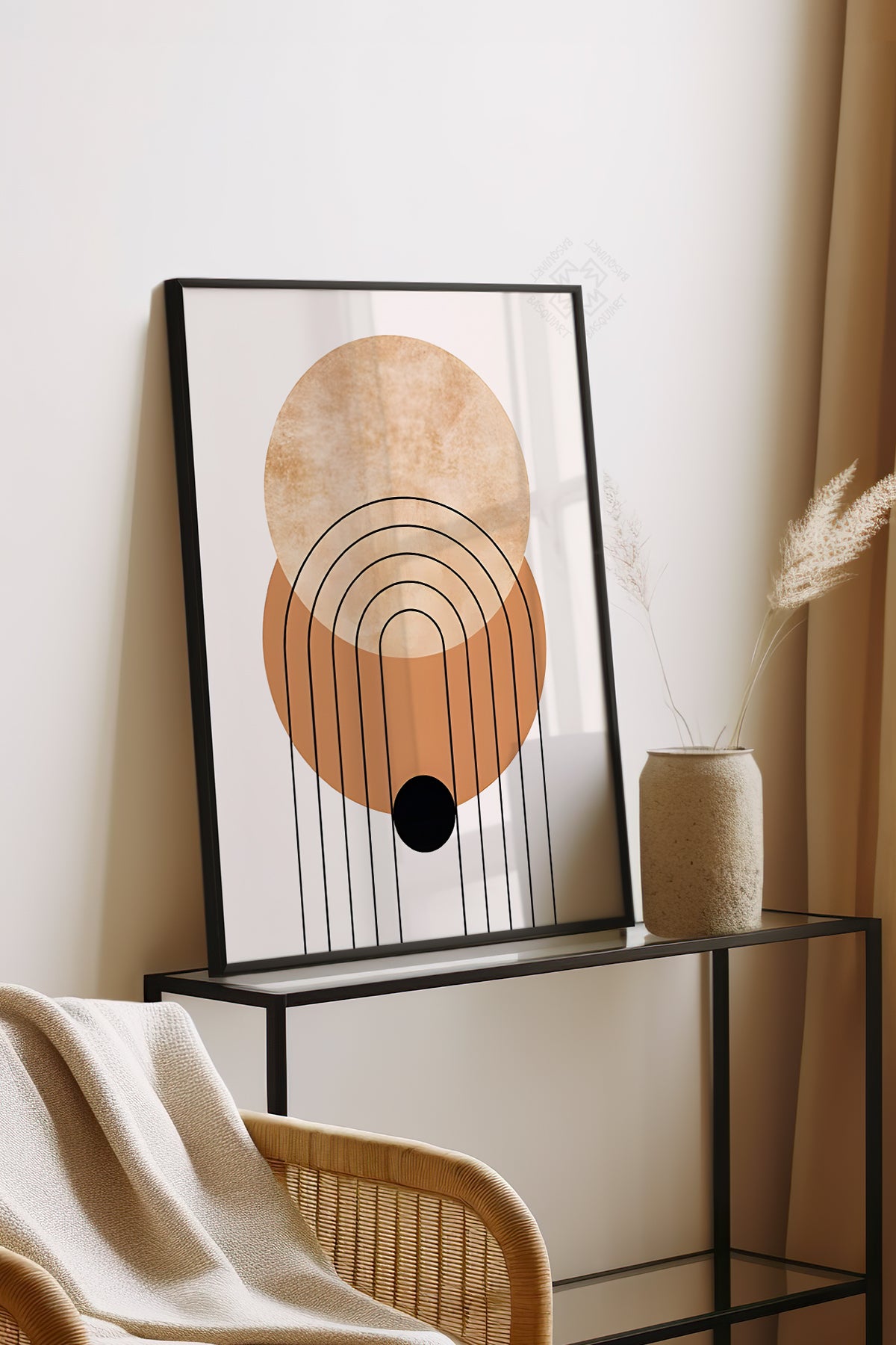 Bohemian Serisi Siyah Çerçeveli Poster, Tablo No:32
