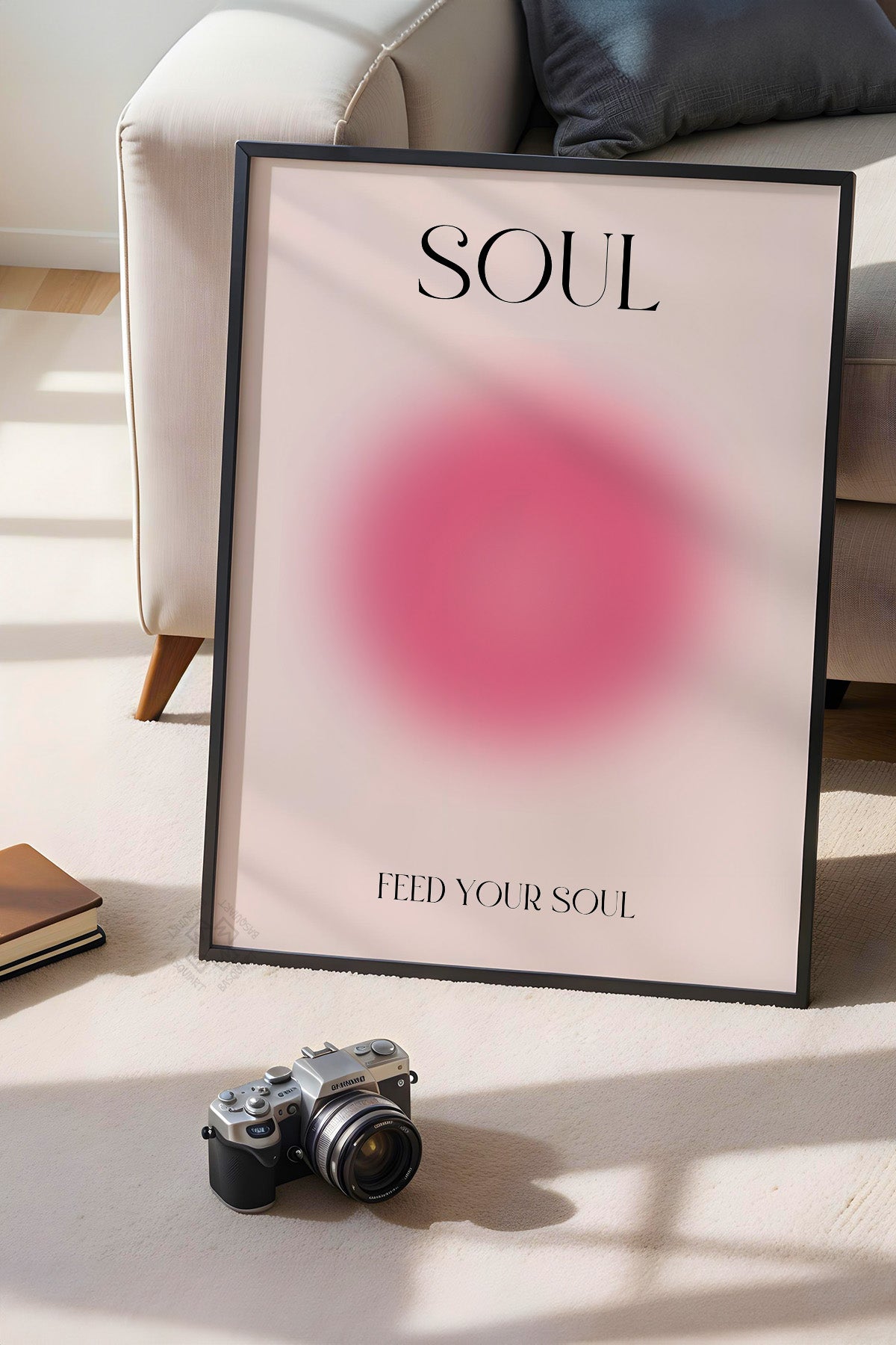 Aura Serisi Siyah Çerçeveli Poster, Tablo No:161