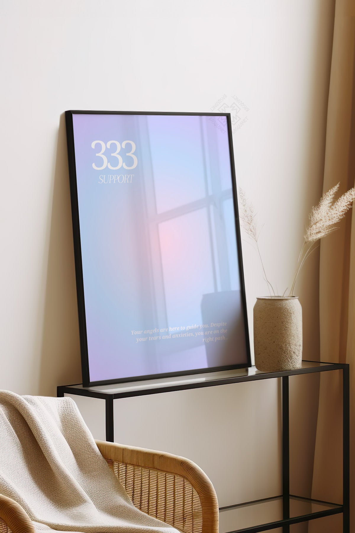 Aura Serisi Siyah Çerçeveli Poster, Tablo No:165