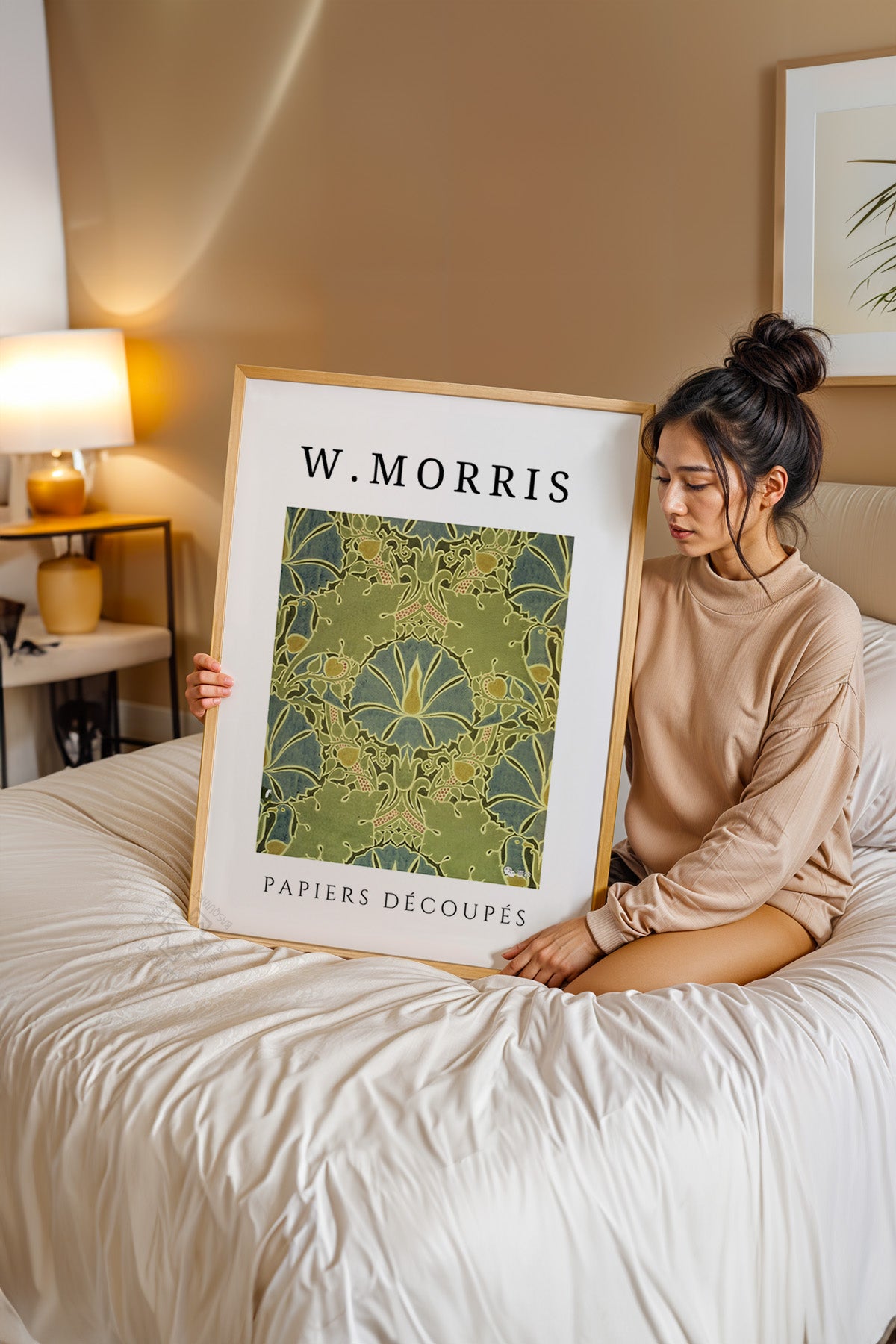 William Morris Serisi Ahşap Çerçeveli Poster, Tablo Duvar Dekoru No:3