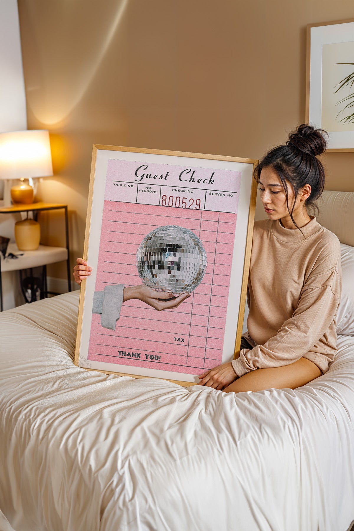 Lucky You Serisi Ahşap Çerçeveli Poster, Tablo Duvar Dekoru No:91