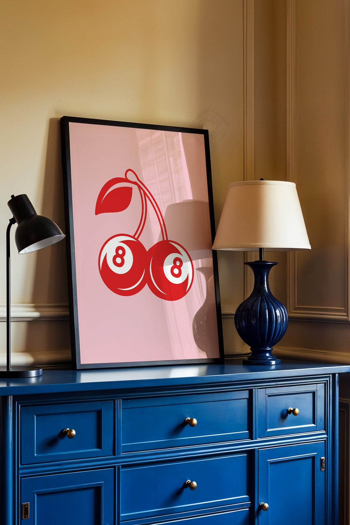 Lucky You Serisi Siyah Çerçeveli Poster, Tablo Duvar Dekoru No:81