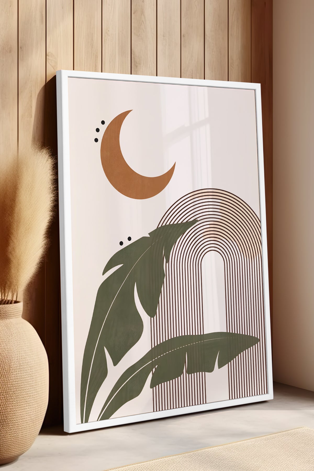 Bohemian Serisi Beyaz Çerçeveli Poster, Tablo No:42