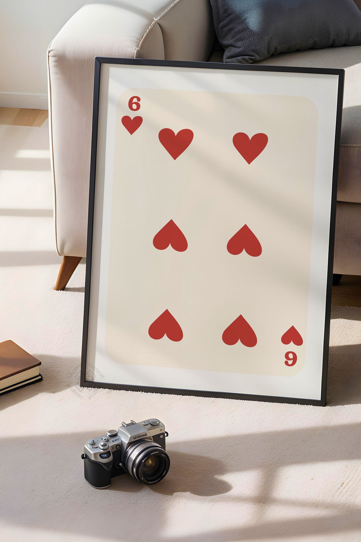 Lucky You Serisi Siyah Çerçeveli Poster, Tablo Duvar Dekoru No:75