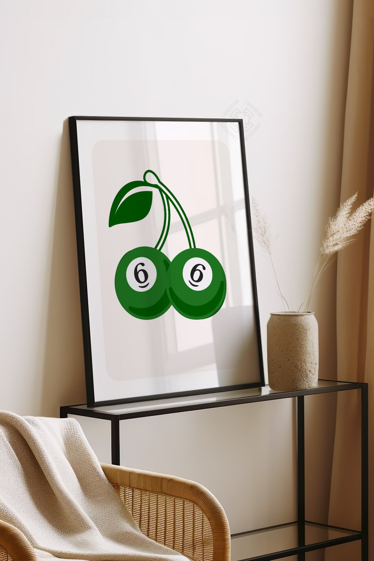 Lucky You Serisi Siyah Çerçeveli Poster, Tablo Duvar Dekoru No:137