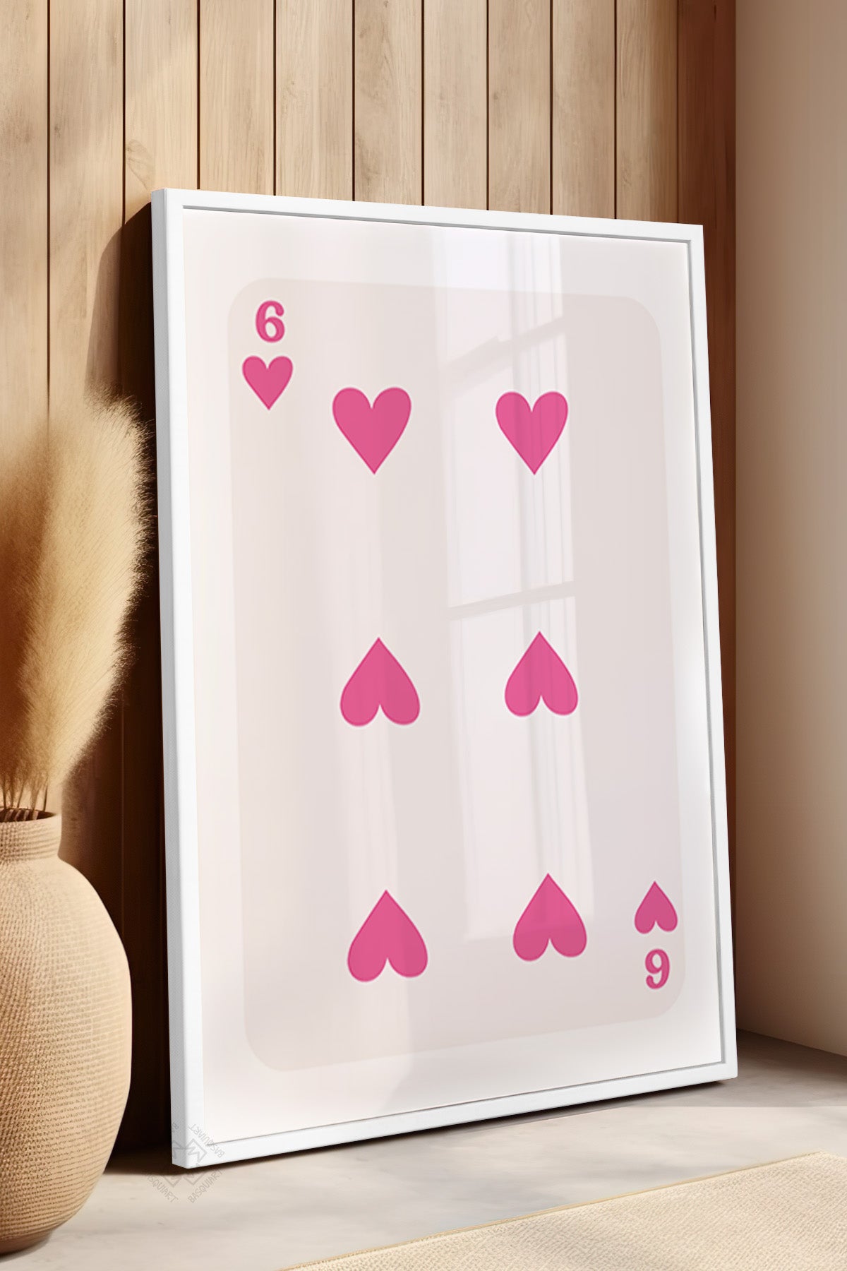 Lucky You Serisi Beyaz Çerçeveli Poster, Tablo Duvar Dekoru No:58