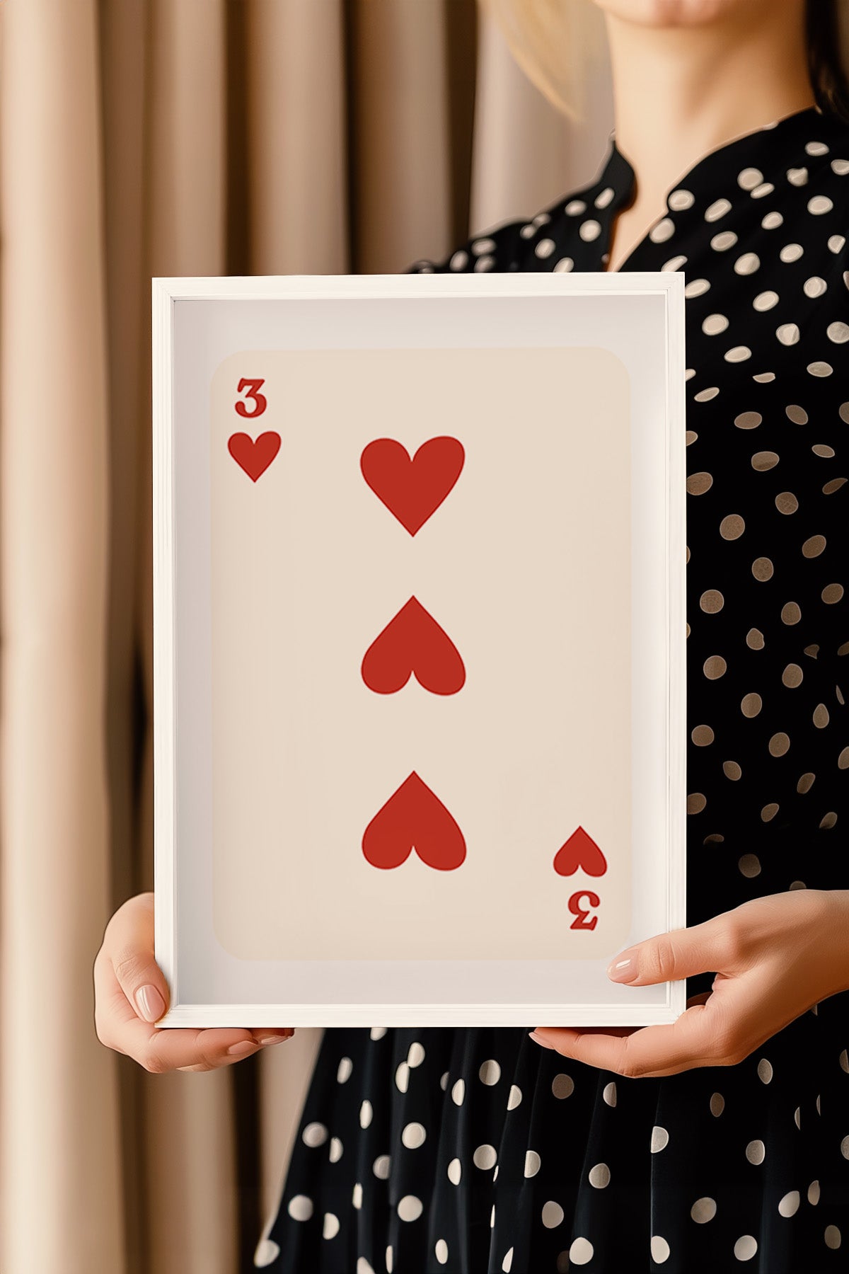 Lucky You Serisi Beyaz Çerçeveli Poster, Tablo Duvar Dekoru No:72