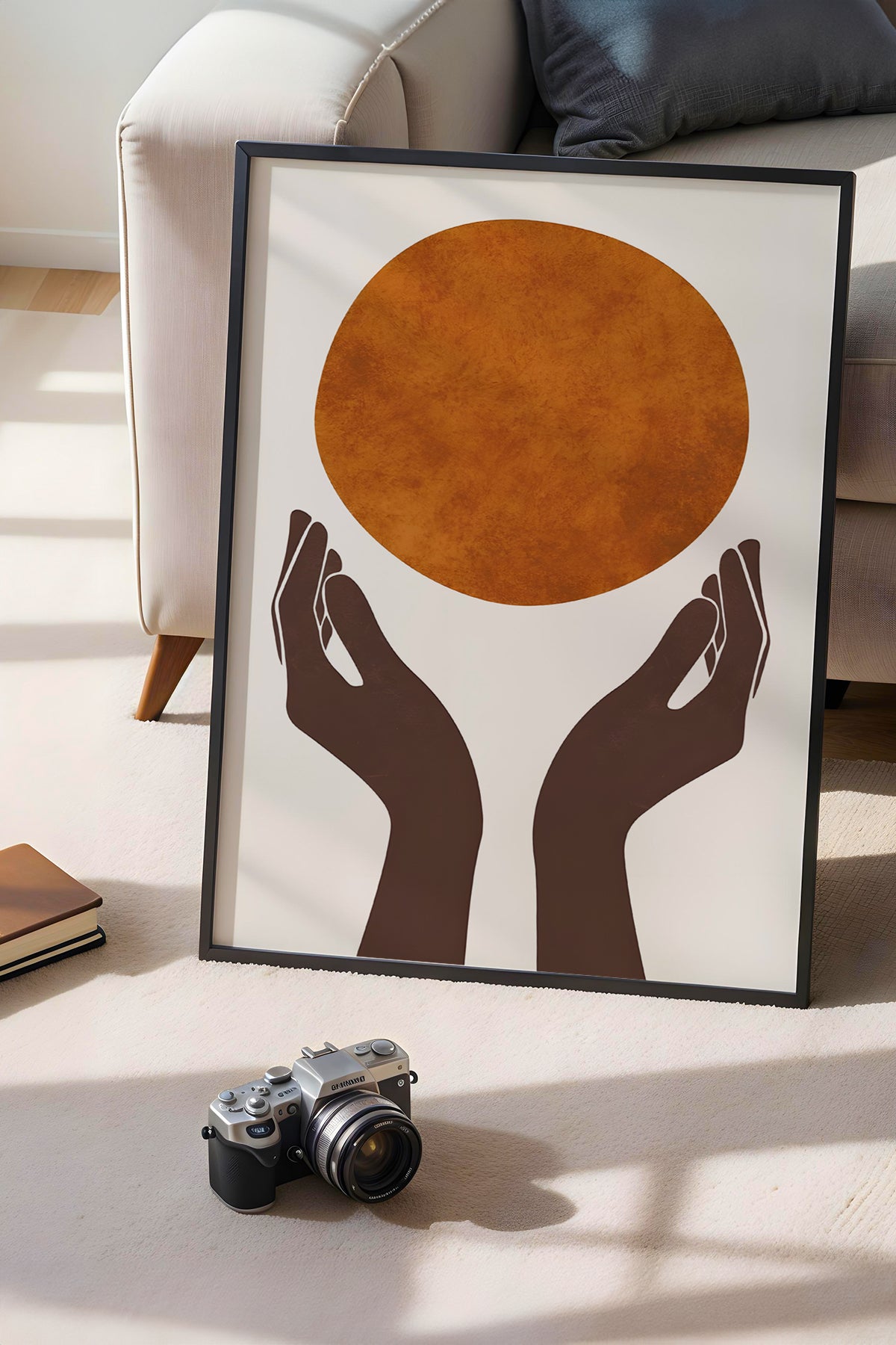 Bohemian Serisi Siyah Çerçeveli Poster, Tablo No:34