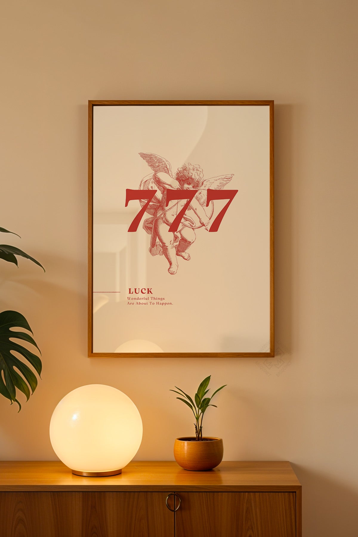 Lucky You Serisi Ahşap Çerçeveli Poster, Tablo Duvar Dekoru No:66