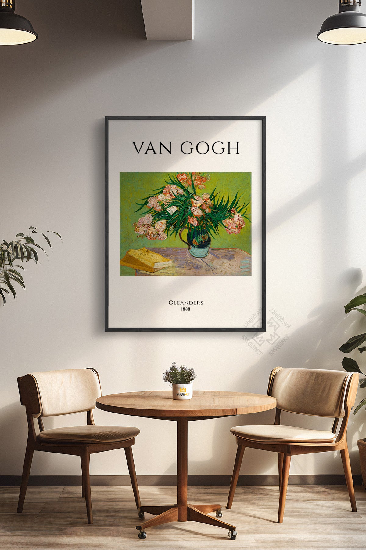 Vincent Van Gogh Serisi Siyah Çerçeveli Poster, Tablo Duvar Dekoru No:9
