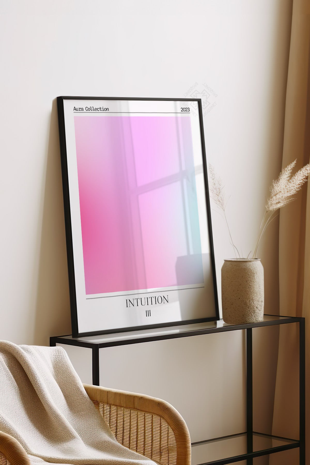 Aura Serisi Siyah Çerçeveli Poster, Tablo No:189