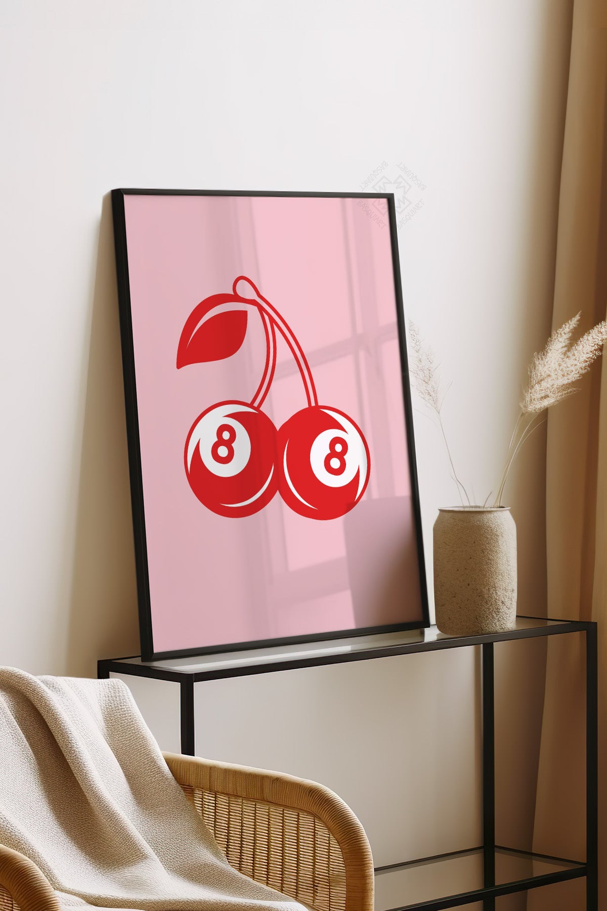 Lucky You Serisi Siyah Çerçeveli Poster, Tablo Duvar Dekoru No:81