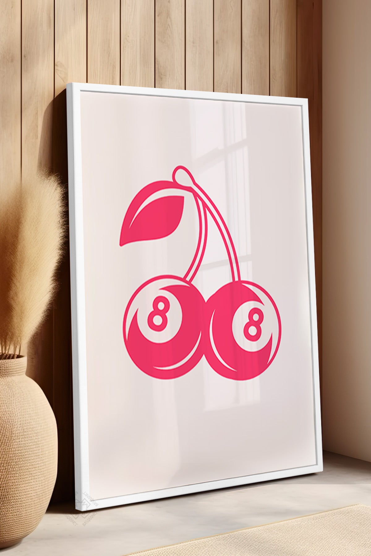 Lucky You Serisi Beyaz Çerçeveli Poster, Tablo Duvar Dekoru No:93