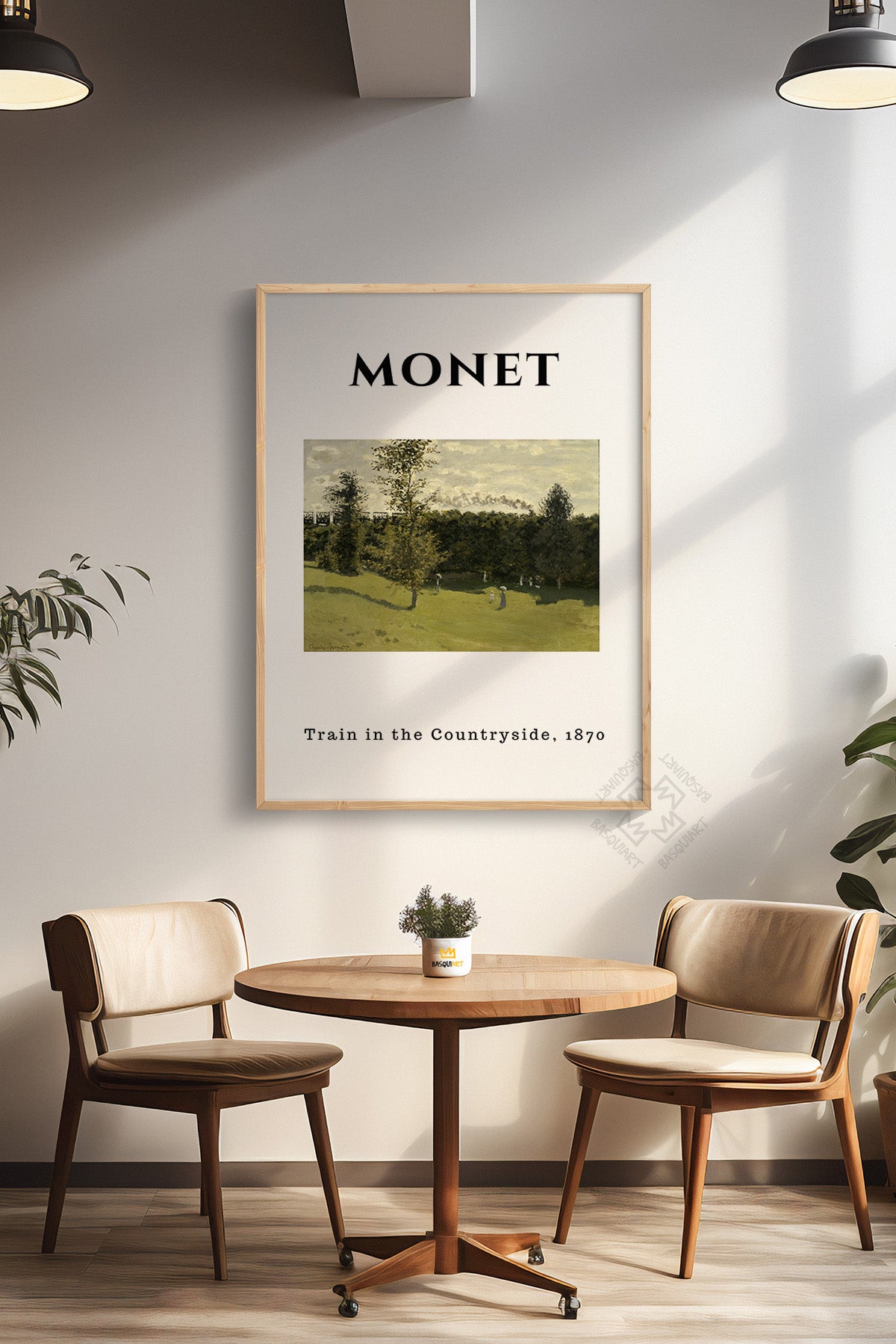 Claude Monet Serisi Ahşap Çerçeveli Poster, Tablo Duvar Dekoru No:15