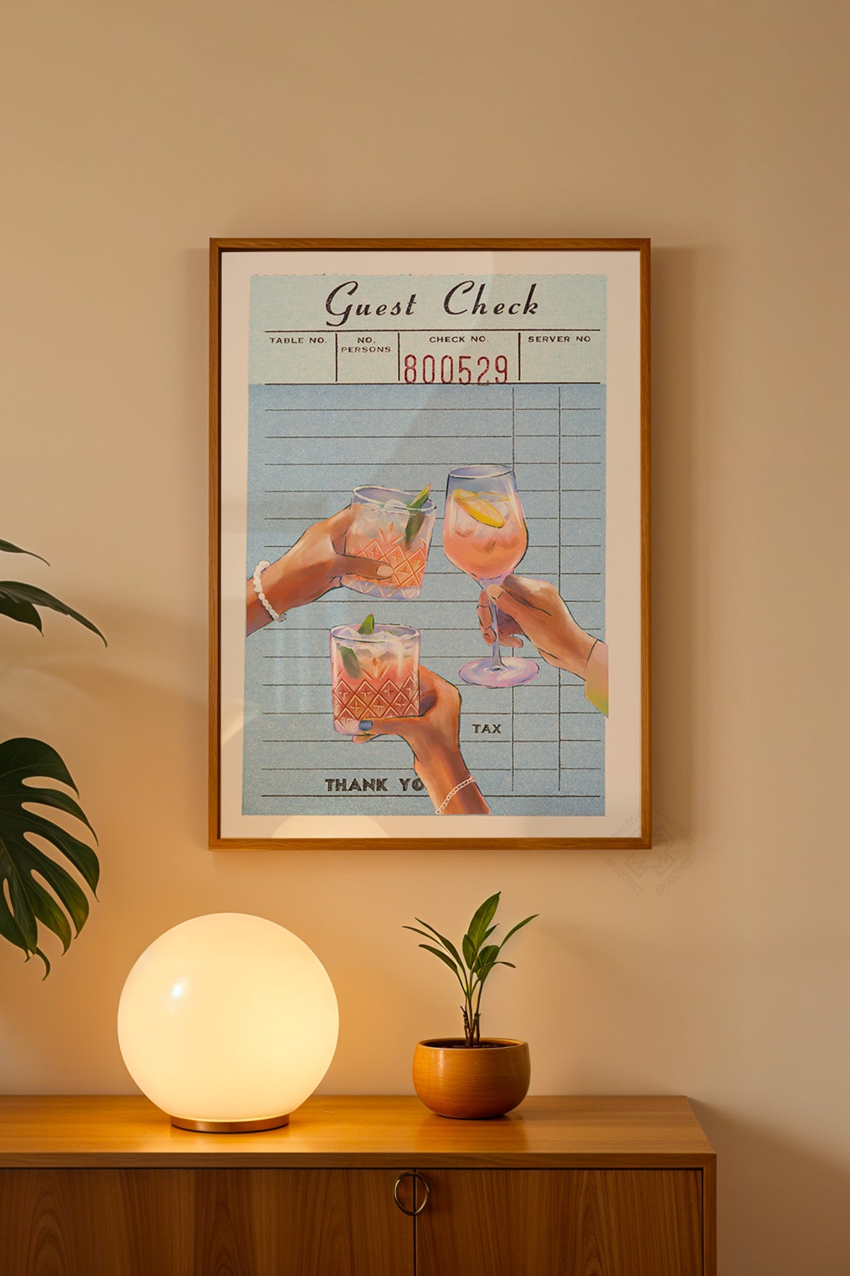 Lucky You Serisi Ahşap Çerçeveli Poster, Tablo Duvar Dekoru No:32
