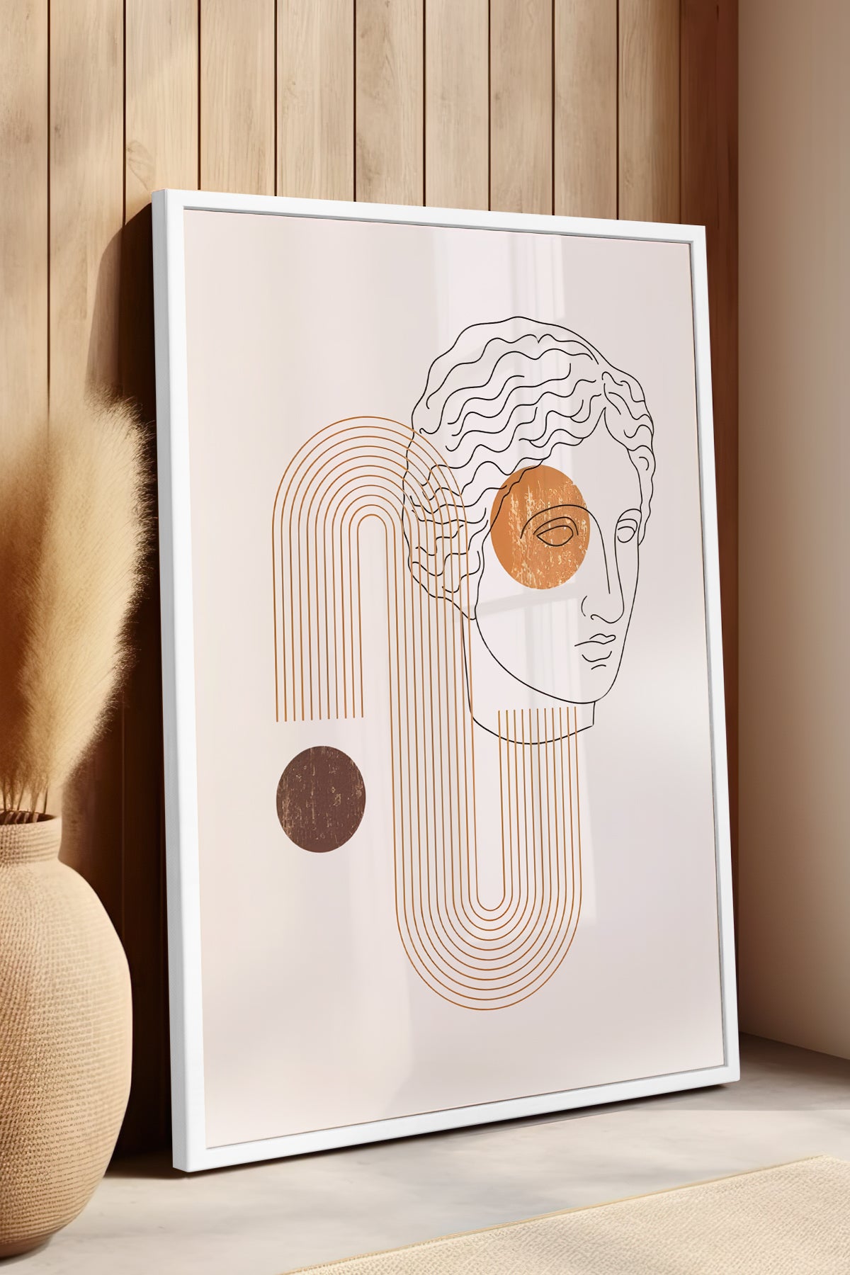 Bohemian Serisi Beyaz Çerçeveli Poster, Tablo No:23